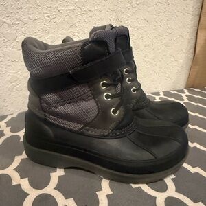 Sperry Kids Black and Gray Winter Boots